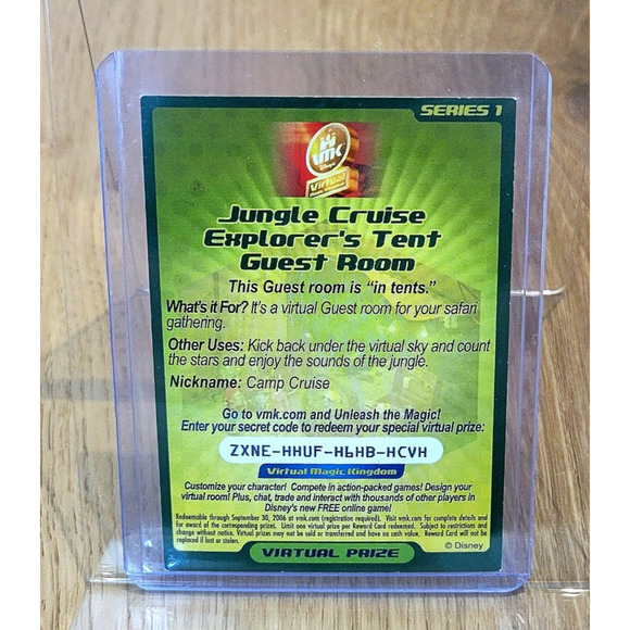 Virtual Magic Kingdom VMK Disney Jungle Cruise Explorer's Tent Guest Room - Picture 2 of 2